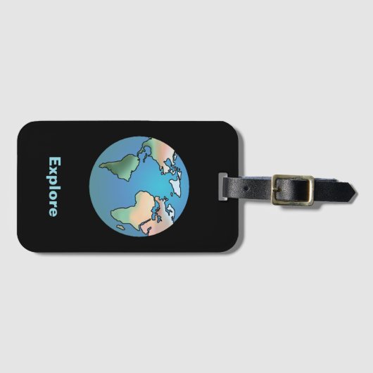 Explay the world bagagelabel (Voorkant (horizontaal))