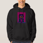 Expliciet contentmeisje sad esthetic Edgy Streetwe Hoodie (Voorkant)