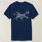 Exploded Twin Otter T-shirt (Design voorkant)