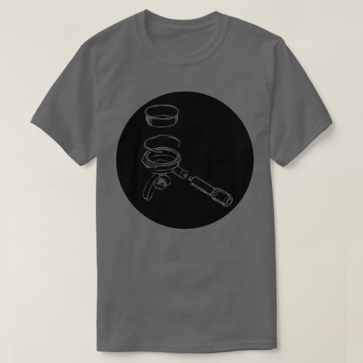 Explodeerde portafiltercerusnoir-serie t-shirt (Design voorkant)