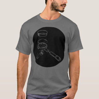 Explodeerde portafiltercerusnoir-serie t-shirt