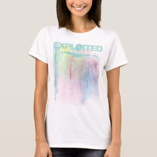 Explodeerde verfplaat t-shirt