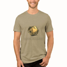 Exploderende D20 bella canvas tri-blend shirt