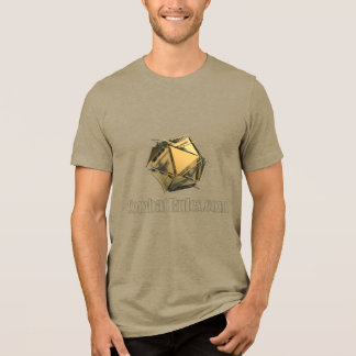 Exploderende D20 bella canvas tri-blend shirt