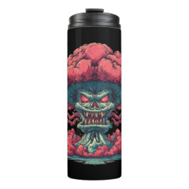Exploderende Demon Street Art Tumbler Thermosbeker