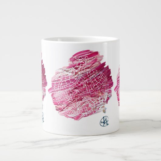 Exploderende granaatappel Studio Art Oversized Mok (Voorkant)
