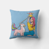 Exploderende harten en tranen: 3D emotionele uitba Kussen (Achterkant)