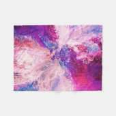 Exploderende Kleur Fleece Deken (Voorkant (Horizontaal))