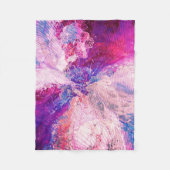 Exploderende Kleur Fleece Deken (Voorkant)