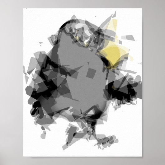 exploderende kraai poster (Voorkant)