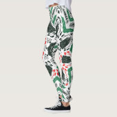 Exploderende Leggings op bladeren (Links)