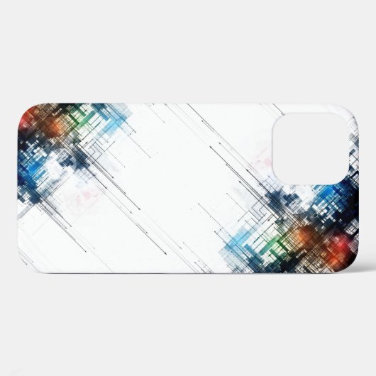 Exploderende lijnen Case-Mate iPhone case (Achterkant (horizontaal))