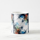 Exploderende lijnen koffiemok (Center)