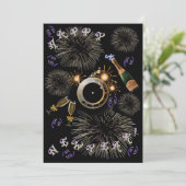 Exploderende Nieuwjaars Klok Uitnodigingen (Staand voorkant)