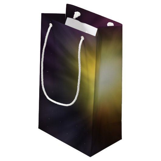 Exploderende Ster Cool Digitale Ruimte Kunstwerk Klein Cadeauzakje (Achterkant Gekanteld)