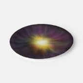 Exploderende Ster Cool Digitale Ruimte Kunstwerk Papieren Bordje (Gekanteld)