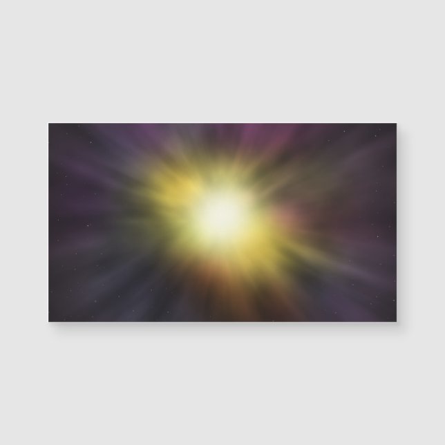 Exploderende Ster Cool Digitale Ruimtekunstwerk (Voorkant)