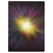 Exploderende Ster Cool Digitale Ruimtekunstwerk Klembord (Achterkant)