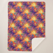 Exploderende Ster Sherpa Deken (Voorkant)