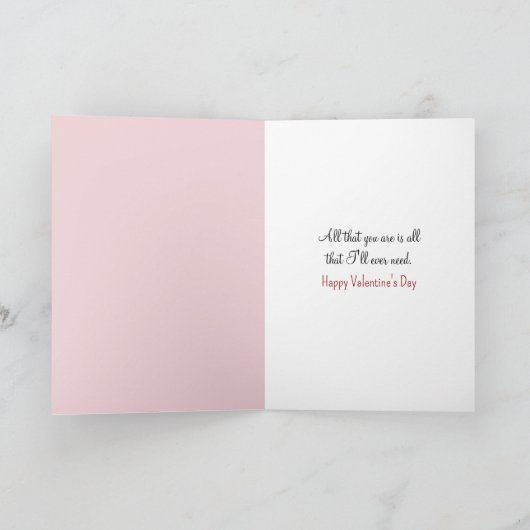 Exploderende Valentijn papieren harten Kaart (Binnen)