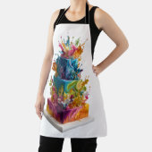 Exploding Colourful Cake Schort (Insitu)