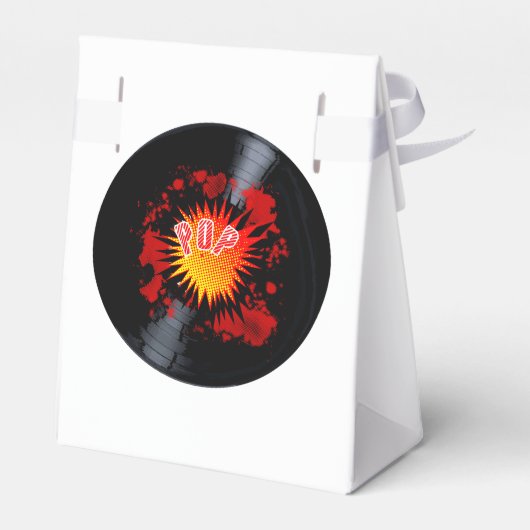 Exploding Pop Music Long Playing Record Bedankdoosjes (Achterkant)