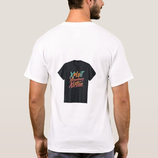Exploit buitengewone uitputting t-shirt (Achterkant)
