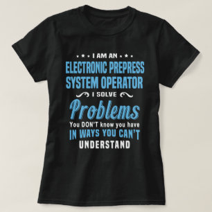 Exploitant elektronisch prepress-systeem t-shirt
