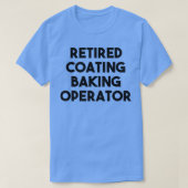 Exploitant met beteugelde coating t-shirt (Design voorkant)