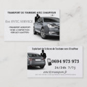Exploitant met Chauffeur Visitekaartje (Voorkant / Achterkant)
