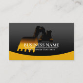 Exploitant met Plant van winningsinstallatie voor  Visitekaartje (Voorkant)