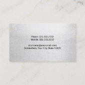 Exploitant met Plant van winningsinstallatie voor Visitekaartje (Achterkant)