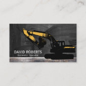 Exploitant met Plant van winningsinstallatie voor Visitekaartje (Voorkant)