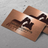 Exploitant met Plant voor bouwgraafmachine Visitekaartje