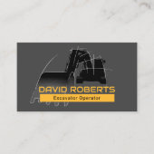 Exploitant Plant van bouwafdeling Visitekaartje (Voorkant)