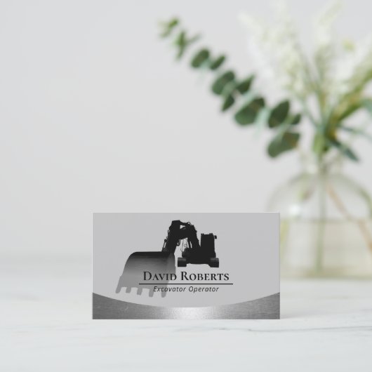 Exploitant Plant van bouwafdeling Visitekaartje (Staand voorkant)