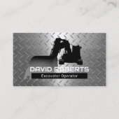 Exploitant Plant voor bouwgraafmachines Modern met Visitekaartje (Voorkant)