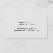 Exploitant Plant voor bouwgraafmachines Modern met Visitekaartje (Achterkant)