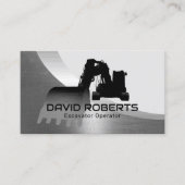 Exploitant Plant voor bouwgraafmachines Modern met Visitekaartje (Voorkant)