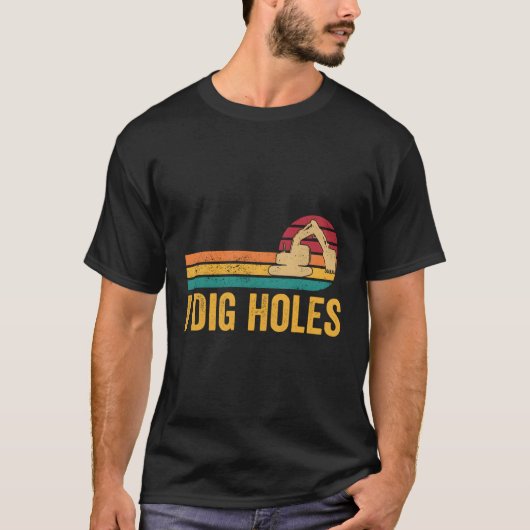 Exploitant van de graafmachine HEO I Graven Gaten T-shirt (Voorkant)