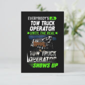 Exploitant van een echt vrachtwagenpark kaart (Staand voorkant)