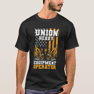 Exploitant van graafmachines Exploitant van de Uni T-shirt