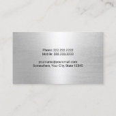 Exploitant van hoogtemateriaal voor de bouw visitekaartje (Achterkant)