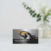 Exploitant van hoogtemateriaal voor de bouw visitekaartje (Staand voorkant)