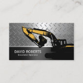 Exploitant van hoogtemateriaal voor de bouw visitekaartje (Voorkant)