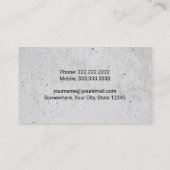 Exploitant van hoogtemateriaal voor de bouw visitekaartje (Achterkant)