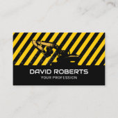 Exploitant van hoogtemateriaal voor de bouw visitekaartje (Voorkant)