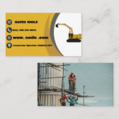 Exploitant van Plant voor beroepsuitrusting Visitekaartje (Voorkant / Achterkant)