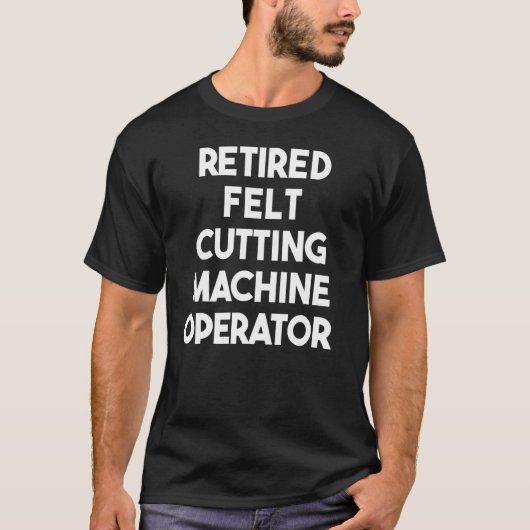 Exploitant van smeltmachines t-shirt (Voorkant)
