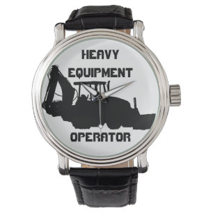Exploitant van zware apparatuur horloge